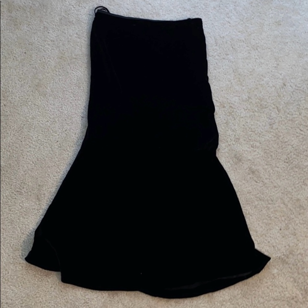 Ralph Lauren Black Velvet Skirt